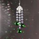 Suncatchers Crystals Ball Green Prism Window Hanging